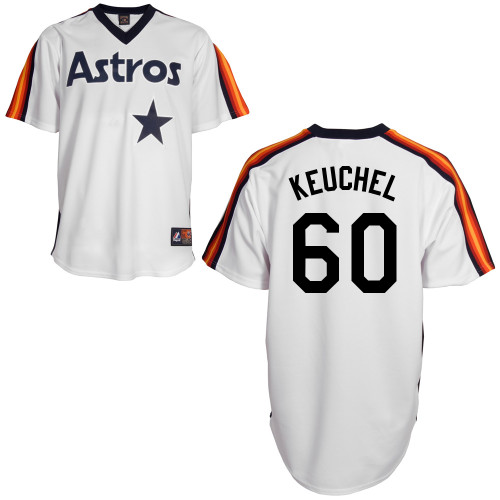 Dallas Keuchel #60 MLB Jersey-Houston Astros Men's Authentic Home Alumni Association Baseball Jersey